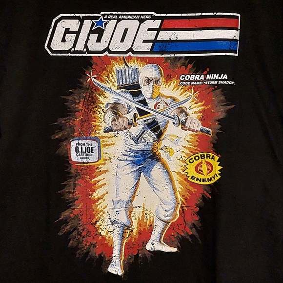 2009 Hasbro G.I. JOE Men's Black Short Sleeved Graphic T-shirt NWT Size S - Picture 4 of 6